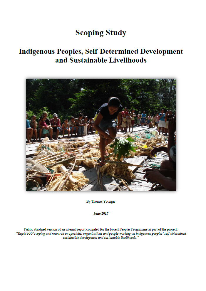 Indigenous Peoples Self Determined Development And Sustainable